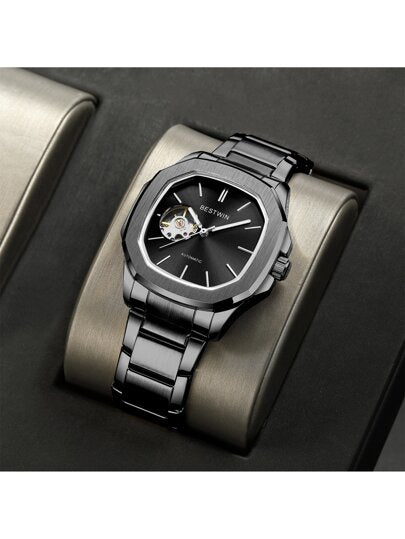 BESTWIN Automatic Luxury Watch – Silver Edition