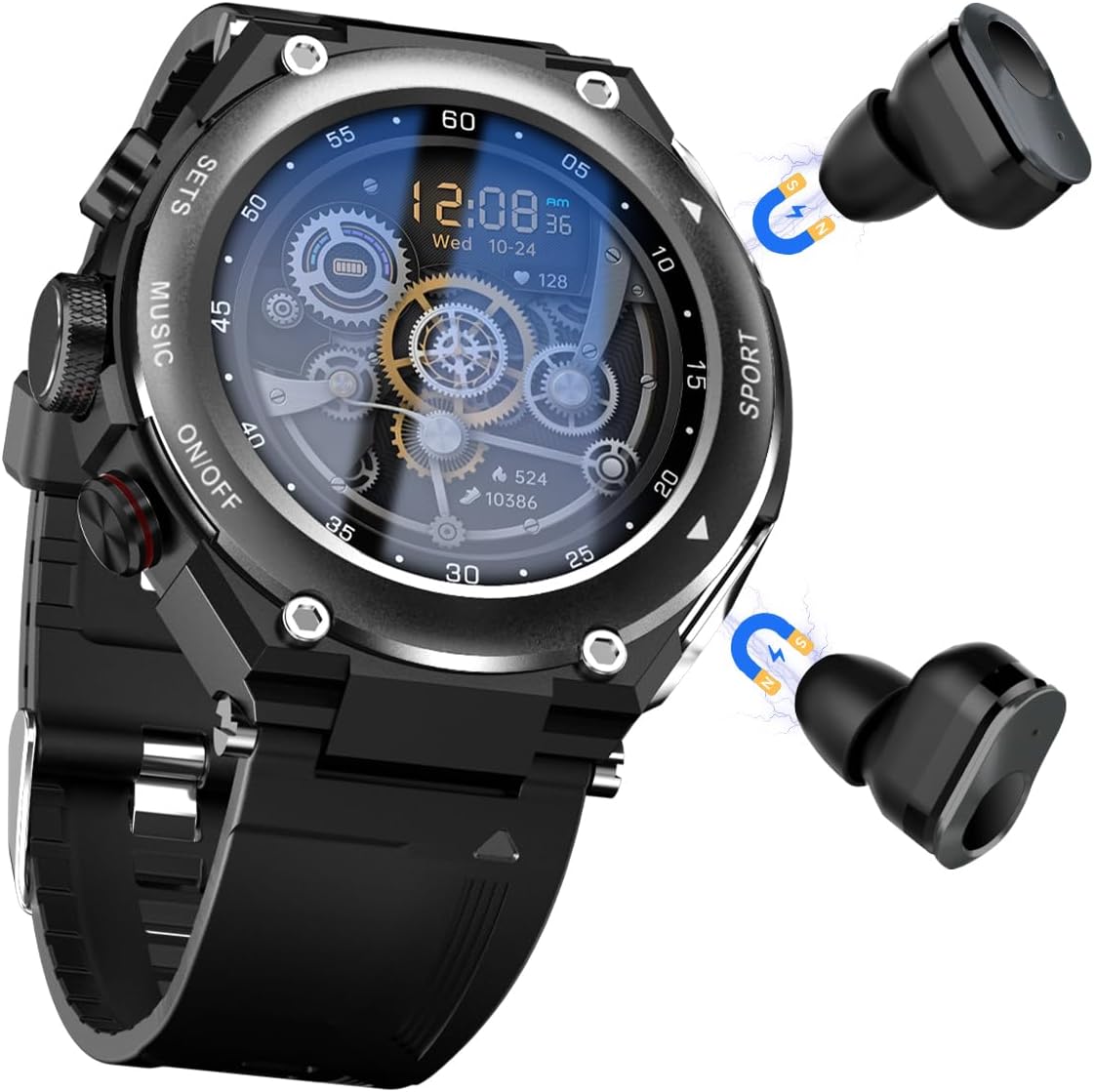 Desong 3 in 1 Smartwatch with Earbuds